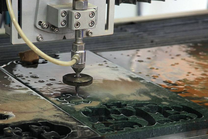 hydro-abrasive waterjet cutting